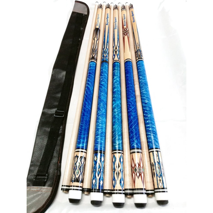 ANY 3 Pcs. PAMPANGA CAPIZ EMBOSSED CUE STICK [ TAKO NG BILYARAN ] WM