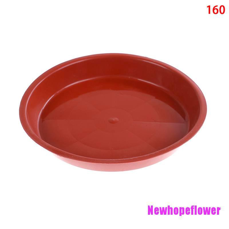 NFPH Garden Pp Resin Round Plant Saucer Pad Flower Pot Base Water Saving Tray