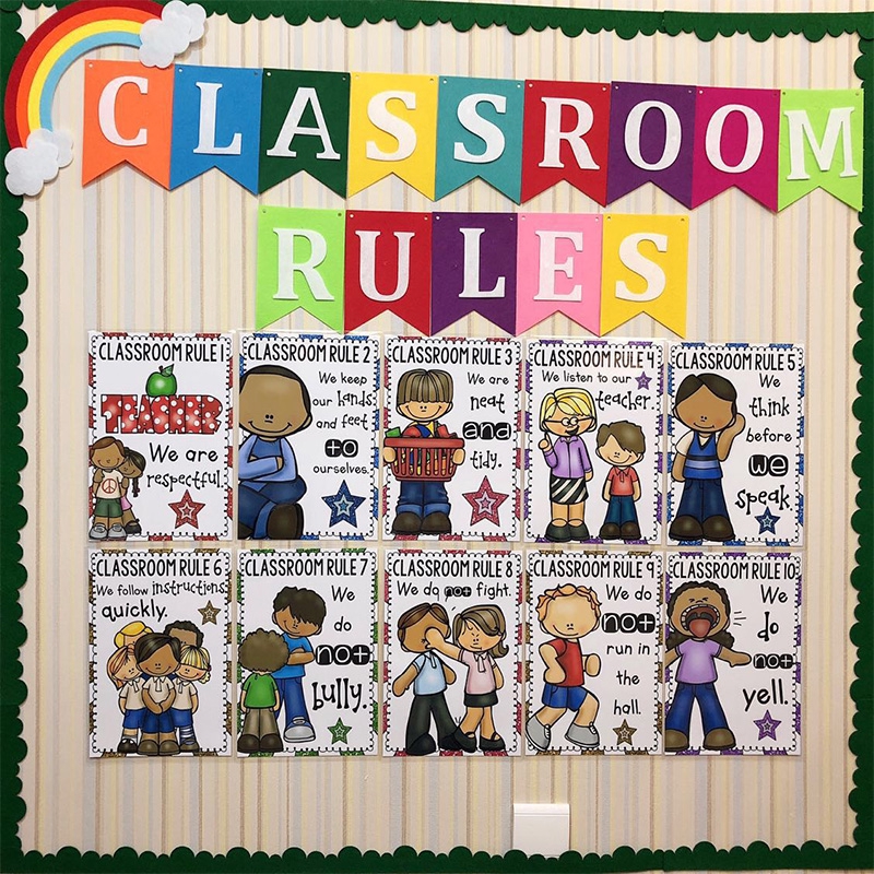 20pcs Learn English Cards Education Classroom Decoration Toy