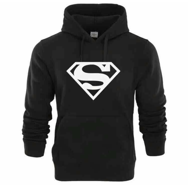 superman hoodie black