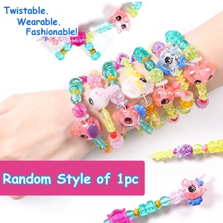 4 x Twisty Animal Pets Funny Creative DIY Animal Magic Tricks Bracelets Bangle 