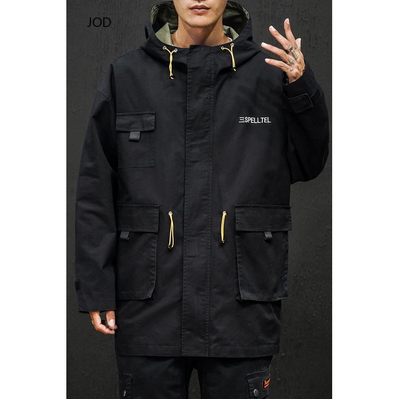 windbreaker jacket without hood