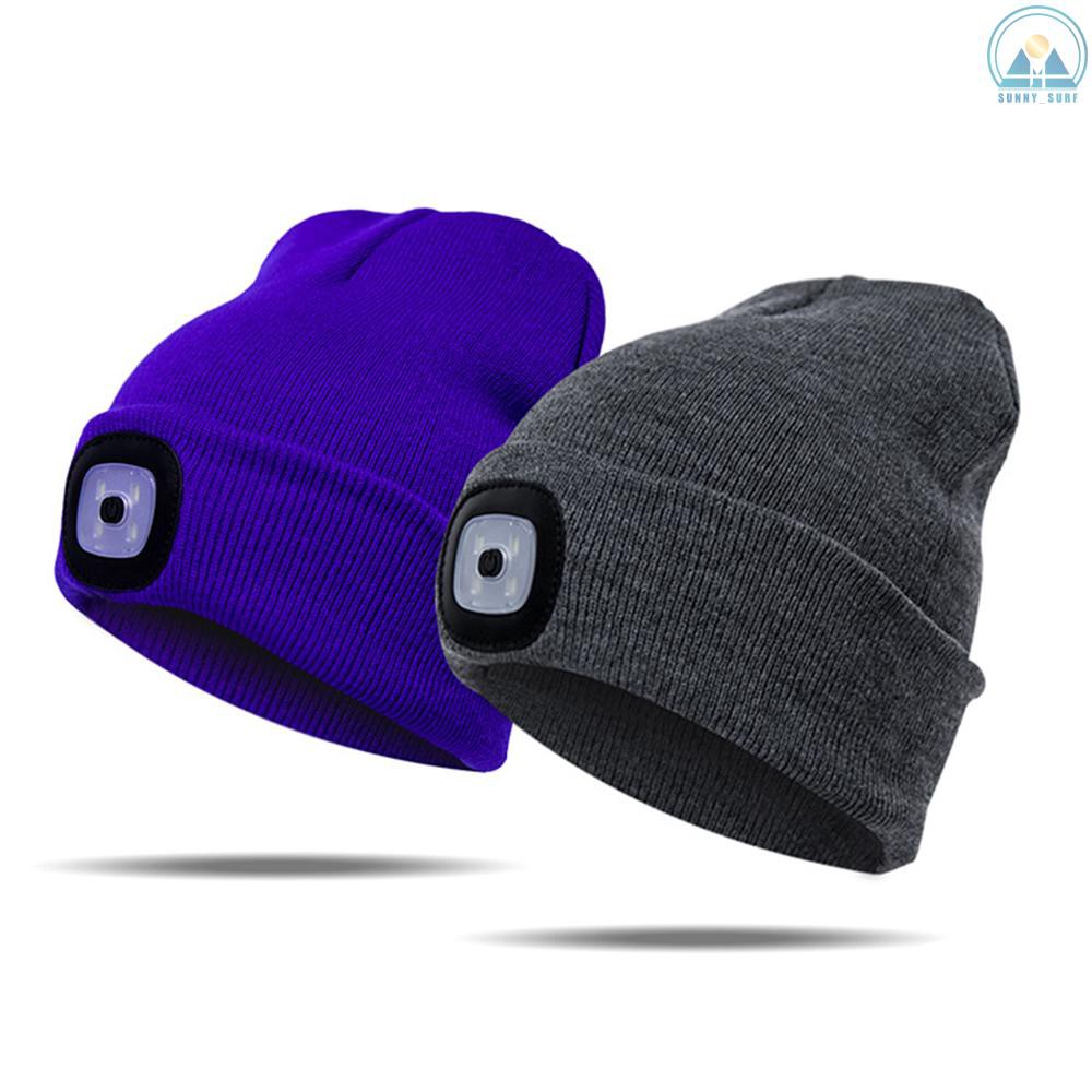 running hat with lights