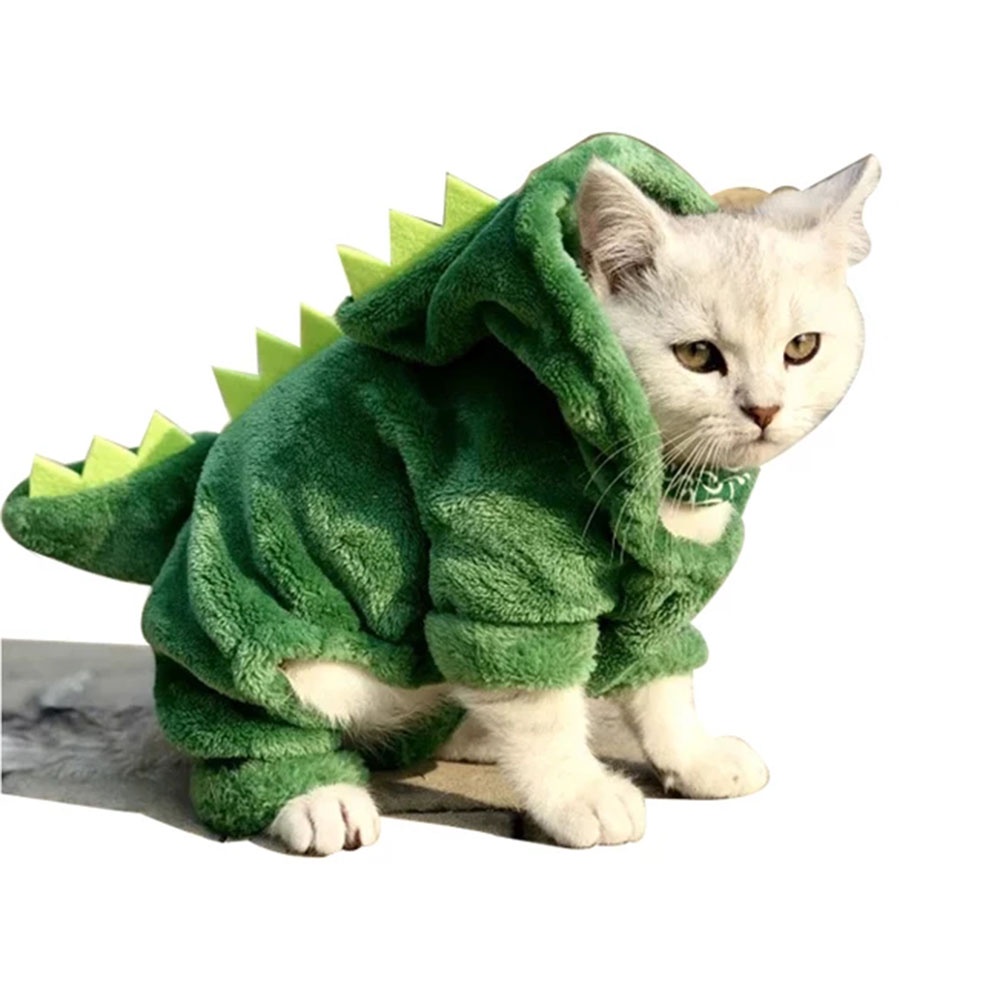 Cat Clothes Four-legged Tiger Transformed Into Flannel Dog Clothes kitten clothespet clothes for cat damit ng pusa #4