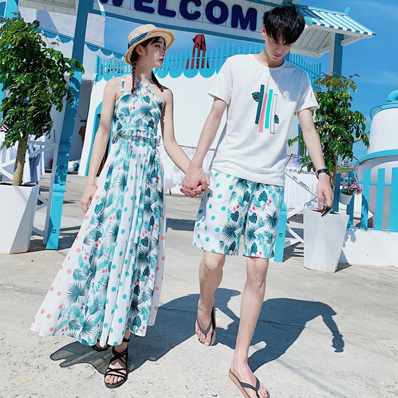 couple beach dress