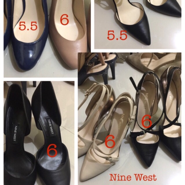 nine west blue heels