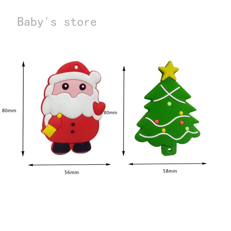 christmas baby teether
