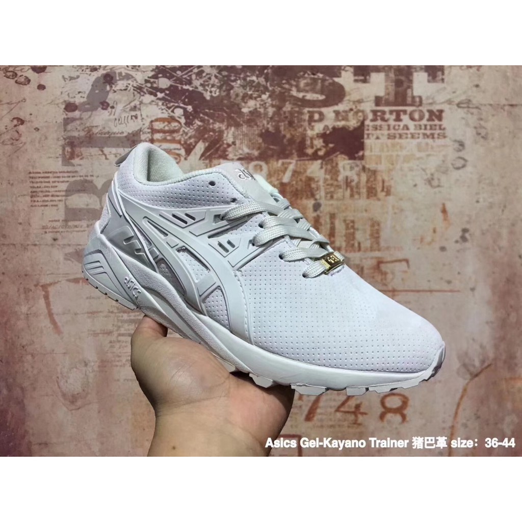 all white asics mens