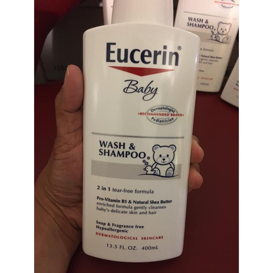 eucerin baby shampoo and wash