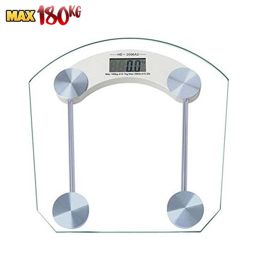 glass bathroom scale