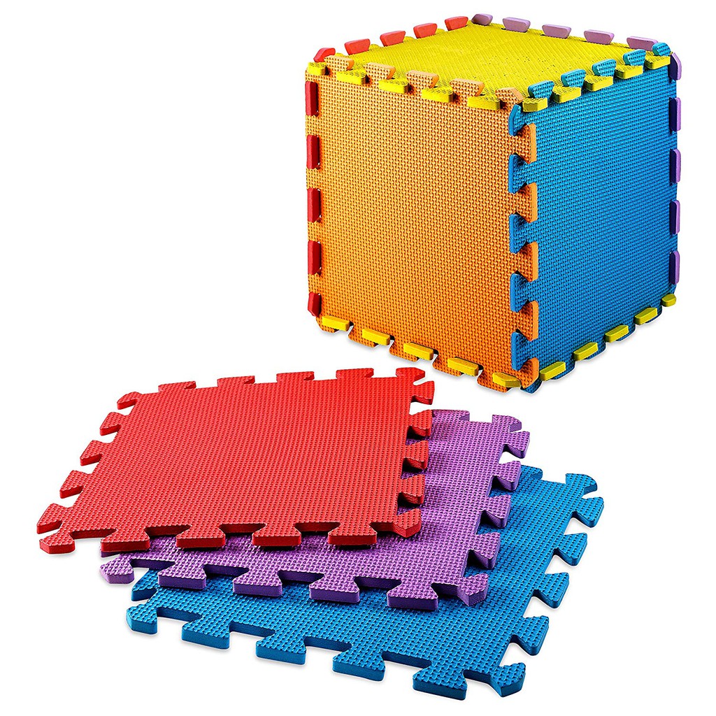 DVX Puzzle Mat 30x30CM 10Pcs Kids Exercise Play Mats Kiddie