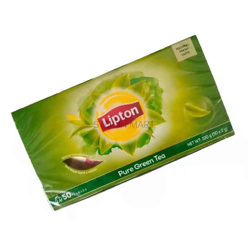 LIPTON PURE GREEN TEA 50X2G Shopee Philippines