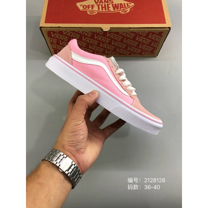 van pink shoes