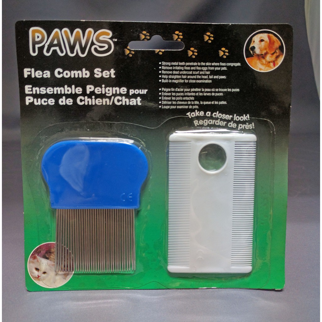 plastic flea comb