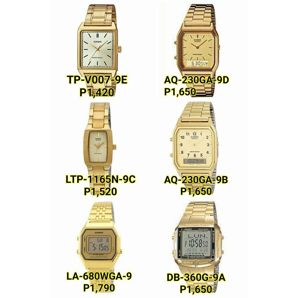 original casio vintage watch price