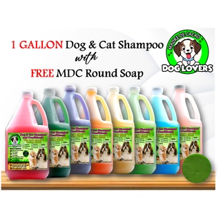 DOG AND CAT SHAMPOO W/ FREE SOAP 1GALLON 3.6 LITERS
