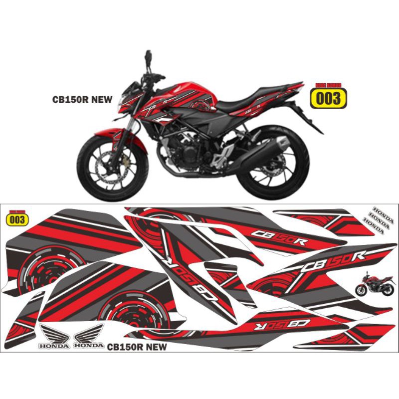 New Cb R Striping Stickers Shopee Philippines