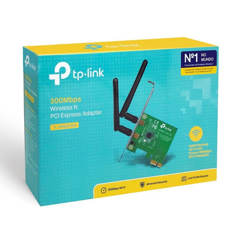 Tp link tl wn881nd 300mbps wireless n pci express adapter shopee
