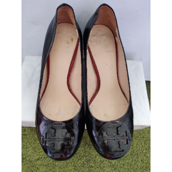 Tory Burch Black Patent Shoes | Shopee Philippines
