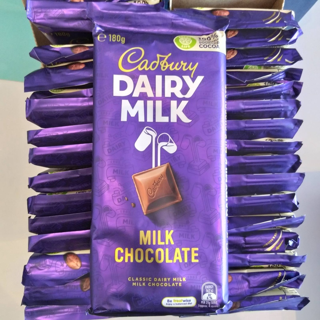 Cadbury Dairy Milk Chocolate 180g Shopee Philippines