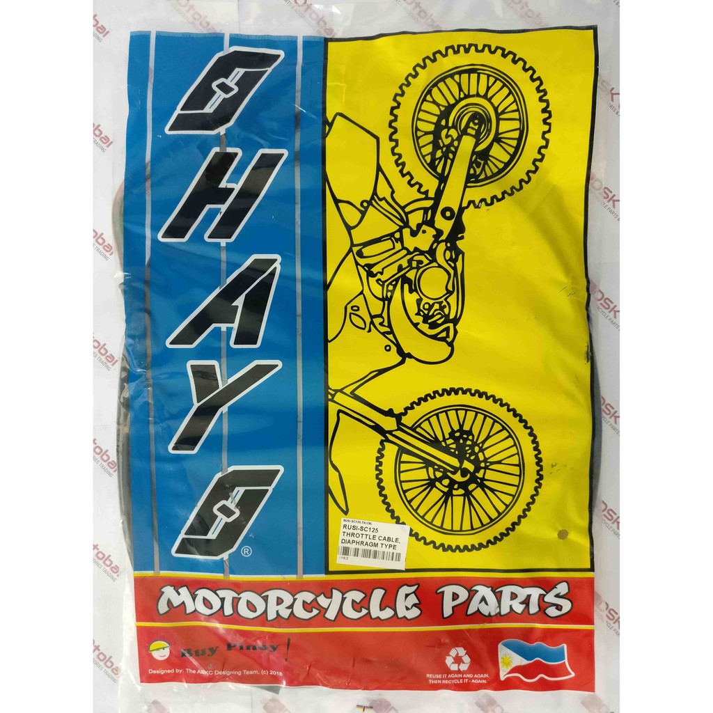 Rusi SC 125 (Gala/Royal/Venus) Throttle Cable / Gas Cable (Diaphragm