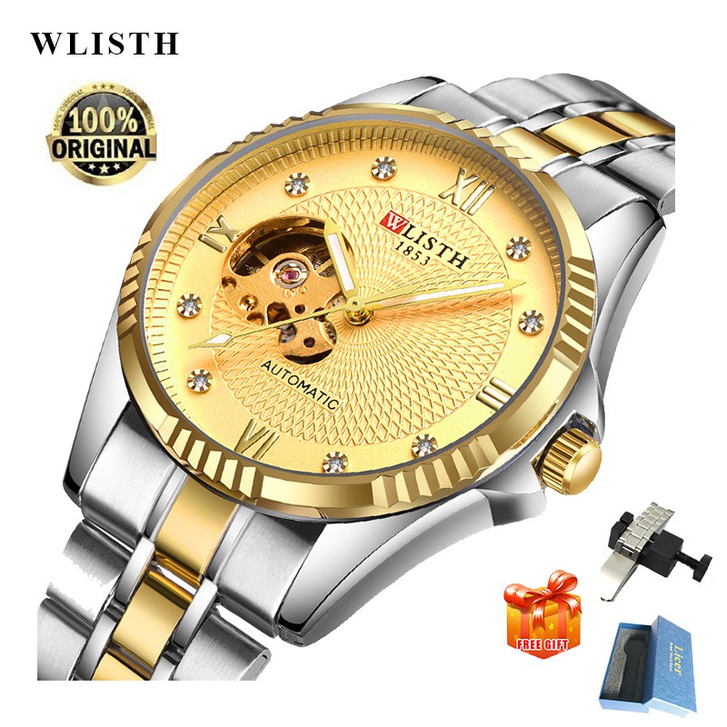WLISTH Brand Original Men Automatic Mechanical Watch New Style Mens