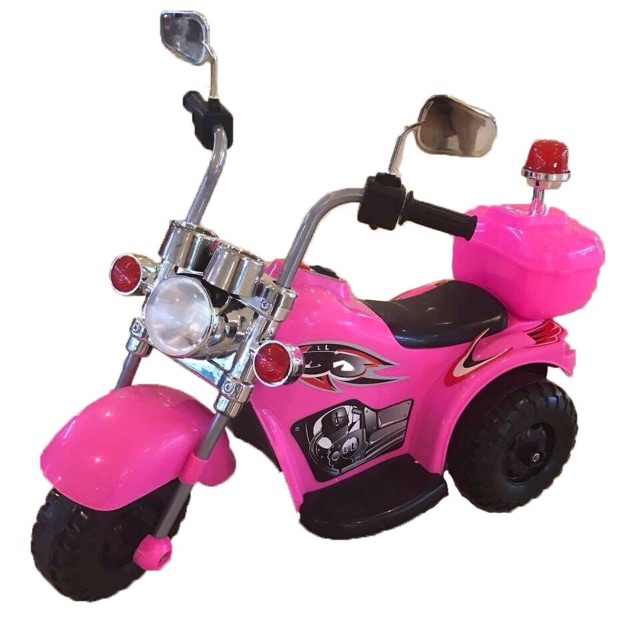 pink toy motorcycle