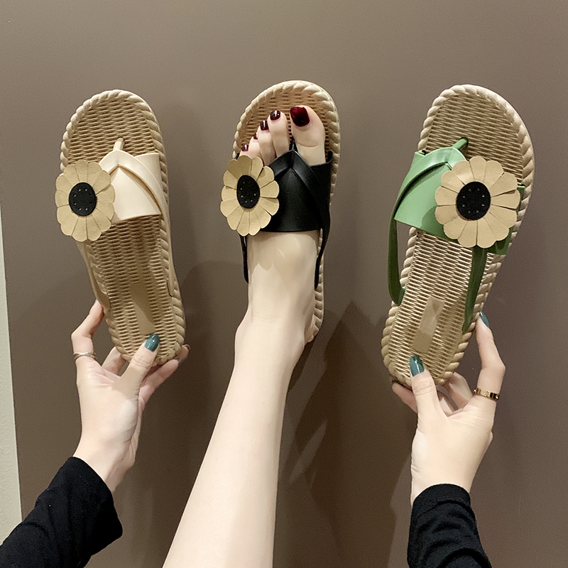 womens thick sole flip flops