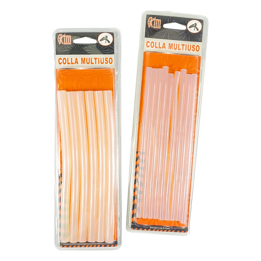 COD DVX Small / Large All Purpose Glue Stick Hot Melt Clear Quick-Melt Glue Sticks Set