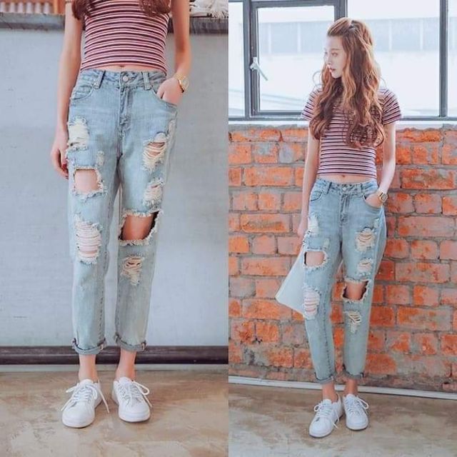 no ripped jeans