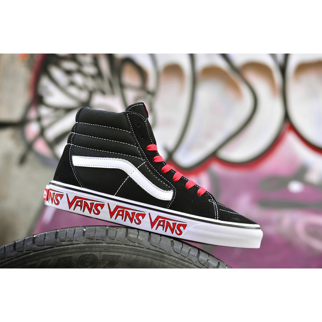 vans sk8 hi all black