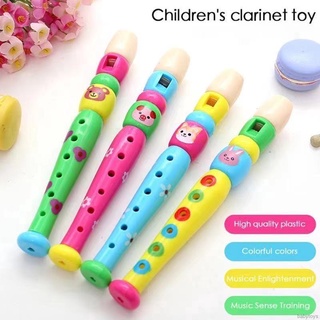 Kids Wooden Horn Whistle Musical Toys Gift Colorful Children Music Study JOA QA 