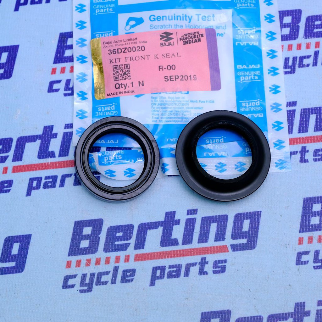 Rouser 135 CT100 Fork Oil Seal Dust Shield Kit Genuine 36DZ0020 Shopee Philippines