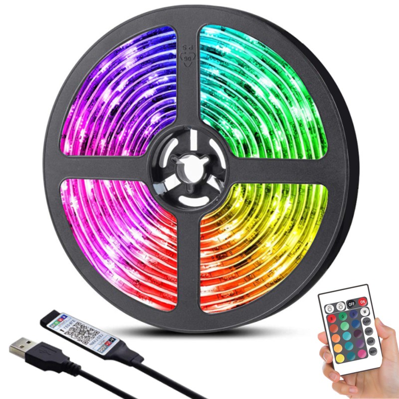 Ready Stock LED strip 15m RGB LED strip 2835 Bluetooth control LED ...