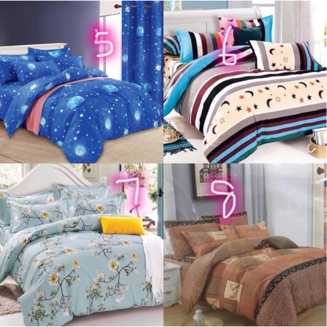 4n1 bedsheet set queen size | Shopee 