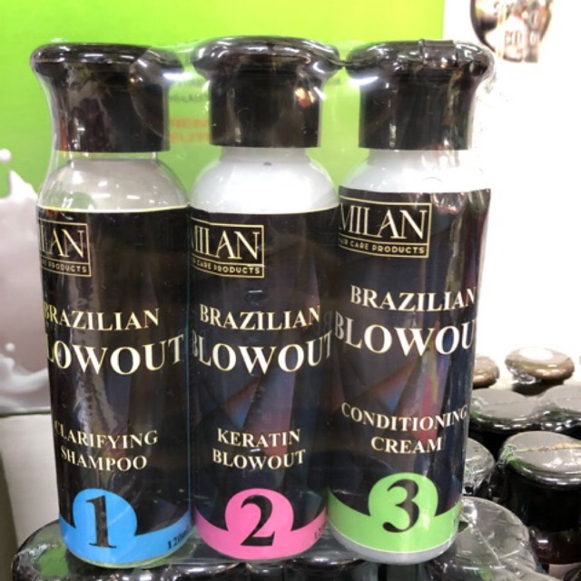 Brazilian Blowout Keratin Milan Brand 120ml 3 Hair Straight