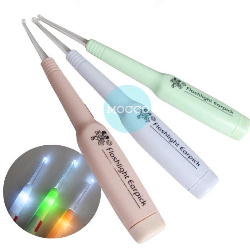 LED Flashlight Ear Earpick Health Ear Cleaner Ear wax Remover For Kids and Adult ear dirt