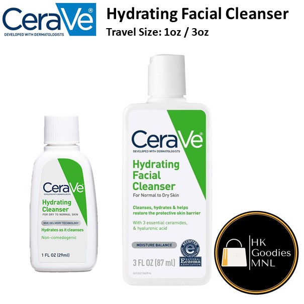 cerave facial cleanser travel size