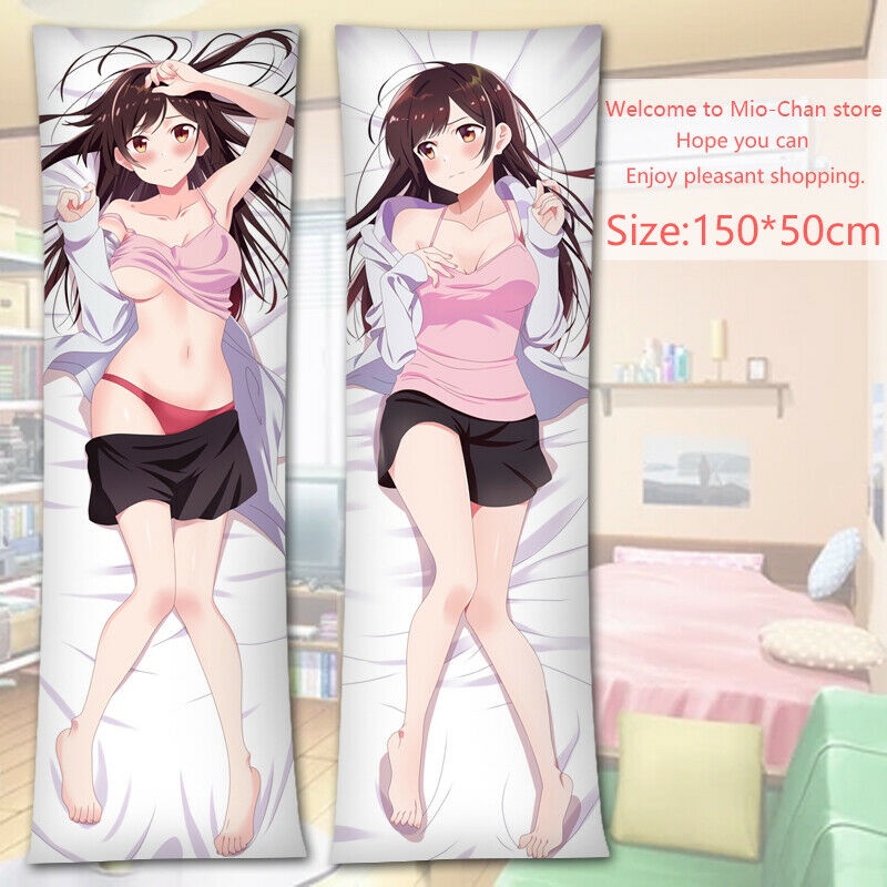 Ready Stock Dakimakura Anime Body Pillow Case Cover Kanojo Okarishimasu
