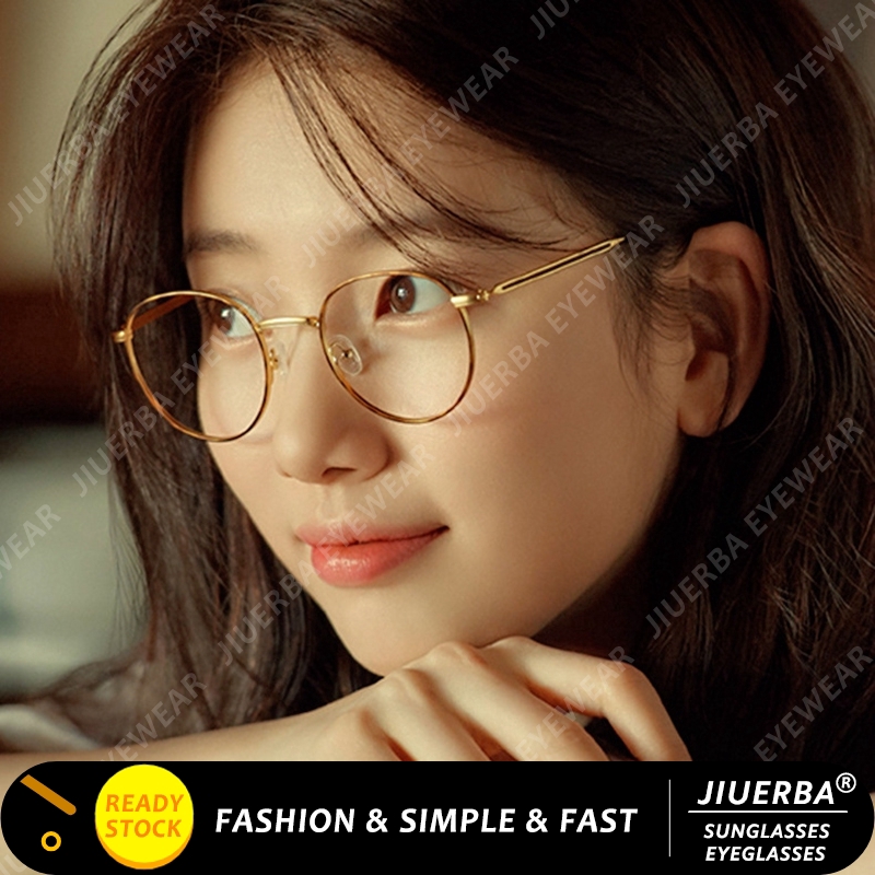 【READY STOCK】High Quality Myopia Eyeglasses Korean Suzy Bae Retro Round