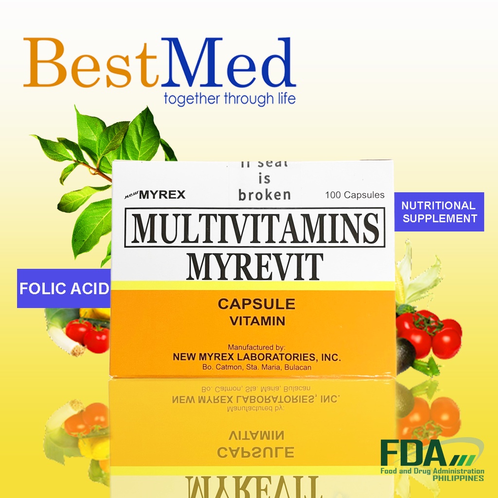 MYREVIT Multivitamins Capsule Shopee Philippines
