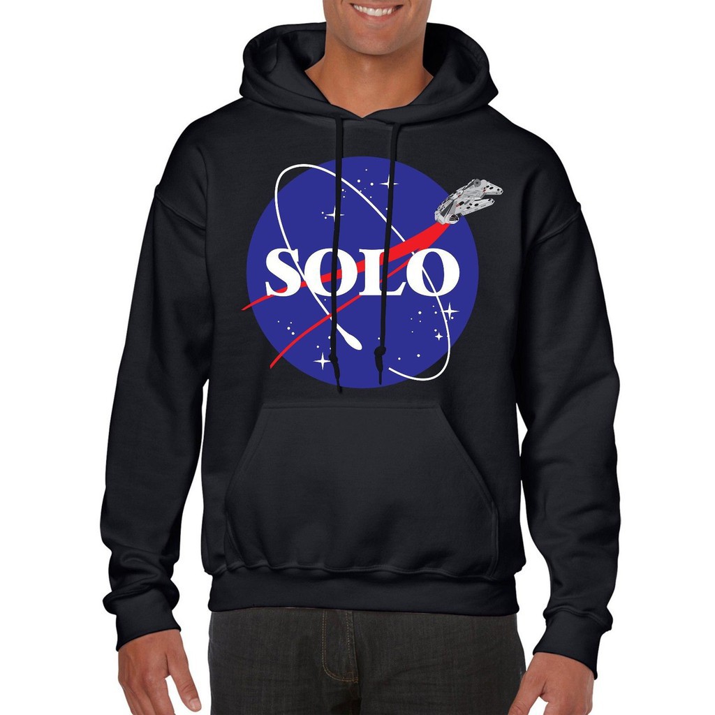 navy blue nasa hoodie