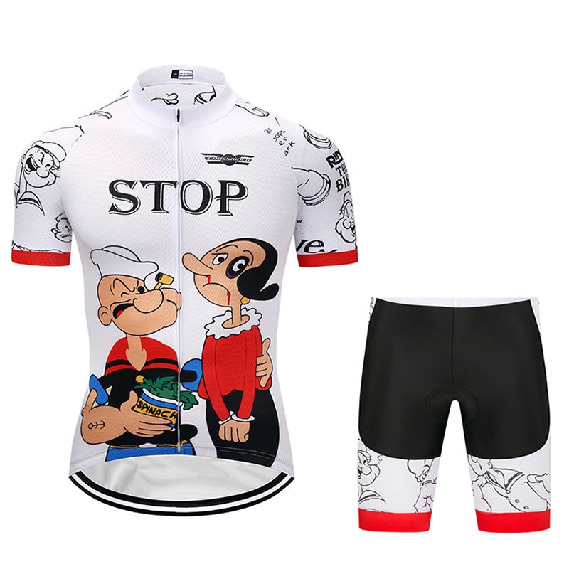 cartoon cycling jersey