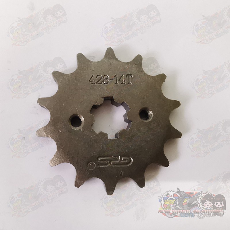 LJ Motorcycle engine sprocket ct100 / bajaj(13t/14t/15t) Shopee
