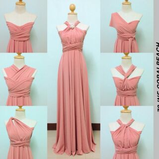 Coral Peach Infinity Dress 2024 www.zsdolakova.cz