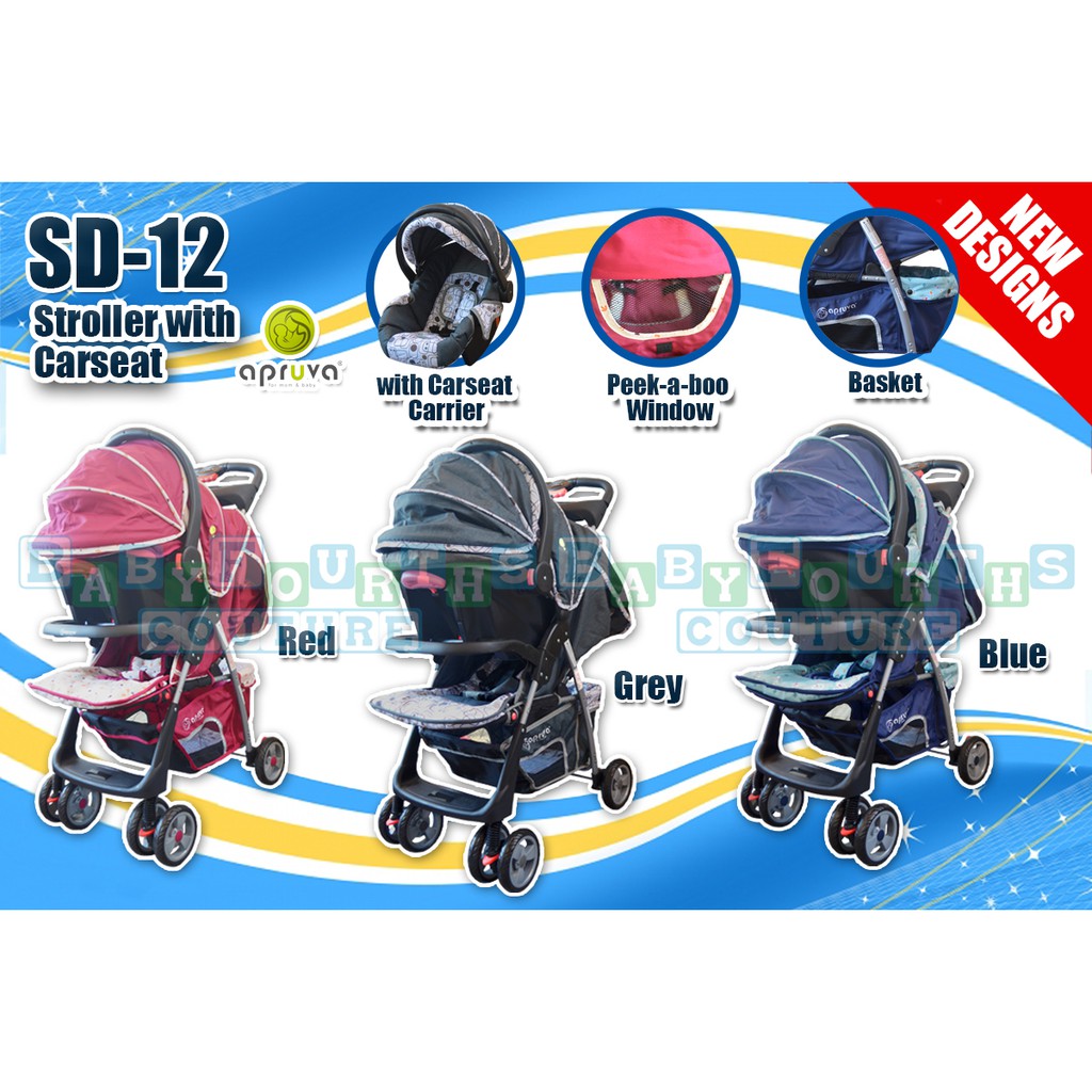 apruva twin stroller