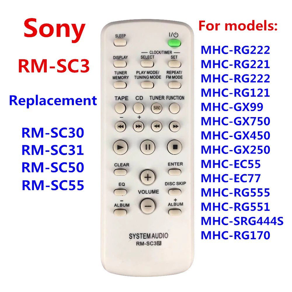 Sony RMSC3 remote control for RMSC30 RMSC31RMSC50 RMSC55 for Sony
