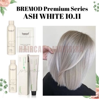 10.11 ASH WHITE BUNDLE! Bremod Premium Series Hair Color with Hair Bleaching Set