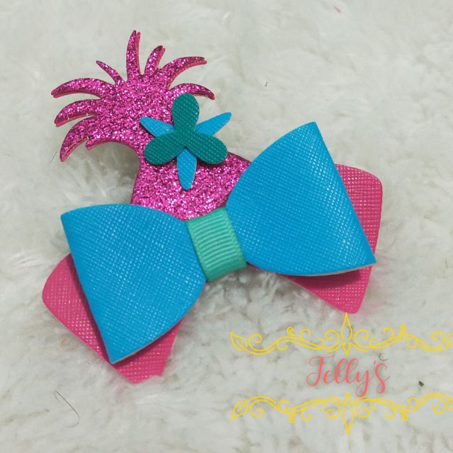 Princess Poppy Leather Bow 