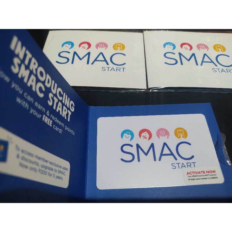 SMAC START KIT / (WHITE) SM ADVANTAGE CARD Shopee Philippines